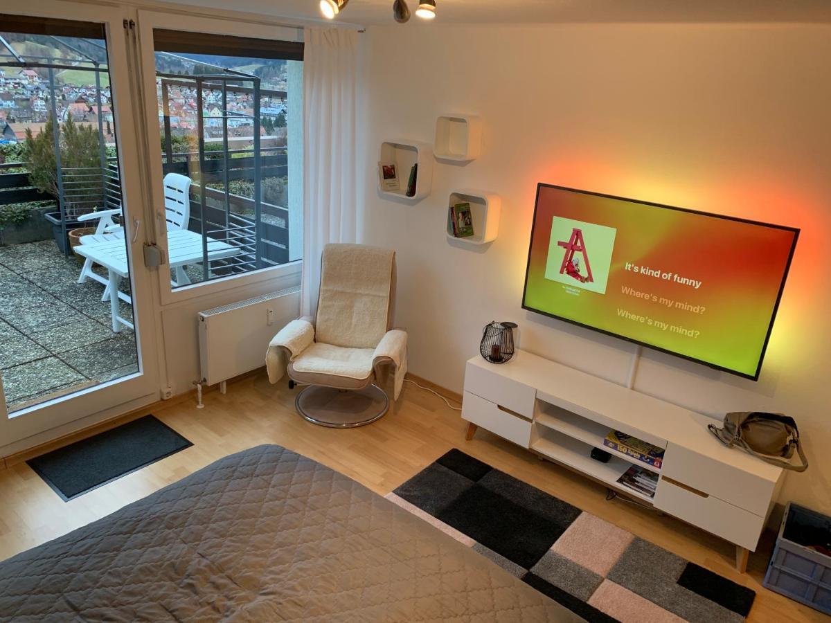 Appartement mit herrlicher Aussicht übers Murgtal Baiersbronn Exterior foto